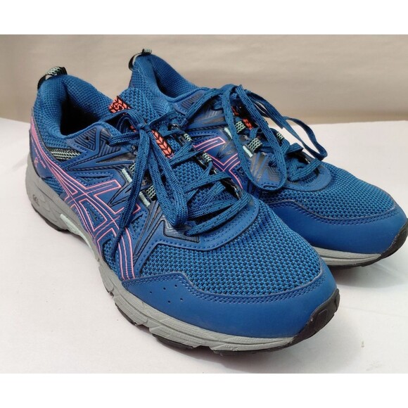 Asics Gel Venture 8 Women's Size 9.5 Blue Running Training Shoes Gym 1012A708 - Picture 1 of 8